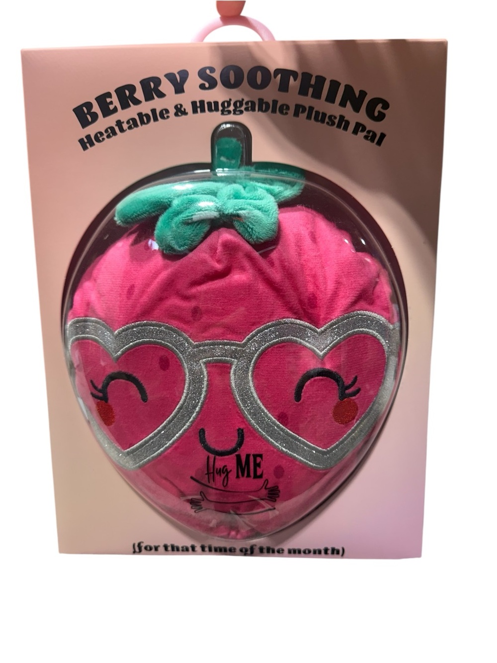 Berry Soothing Heatable & Huggable Plush Pal, Strawberry